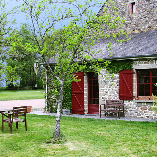 L'extérieur du Gîte du Verger