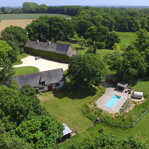 Le Manoir vu du ciel
